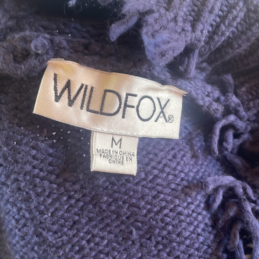 SOLD- Wildfox Palmetto Stars Navy Sweater - Picture 3 of 5